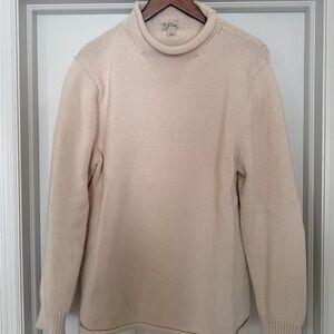 J. Crew Cream Crewneck Sweater